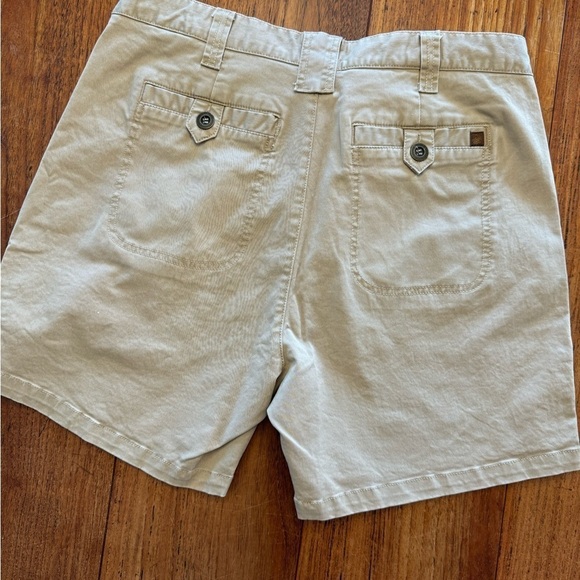 Territory Ahead Men's Flat Front Comfort Fit Waistband Cotton Khaki Short / 35 - Picture 3 of 8